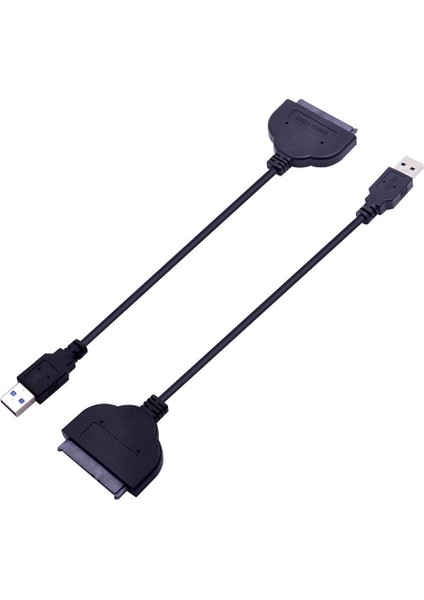 Chıpal 5 Gbps USB 3.0 Sata 3.0 Kablo Adaptörü Usb3.0 Seri Ata Iıı 7 + 15 22PIN Dönüştürücü Için 2.5in HDD Sabit Disk Sürücüsü (Yurt Dışından)