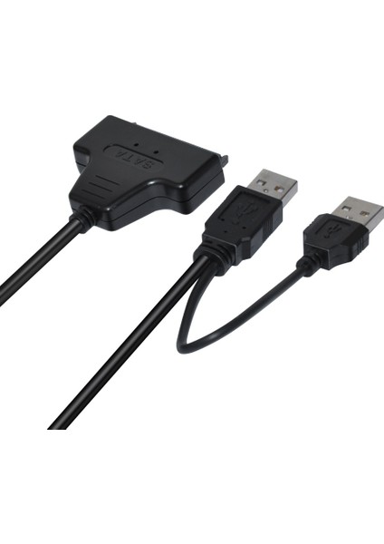 Deepfox Çift USB 2.0 Sata 3 2.5 Inç Sabit Sürücü Kablosu Sabit Disk Sürücüsü Adaptör Kablosu SSD (Yurt Dışından) modelleri