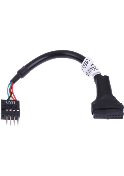 USB 3.0 20-Pin Erkek - USB 2.0 9-Pin Anakart Başlık Dişi Adaptör Kablosu (Yurt Dışından)