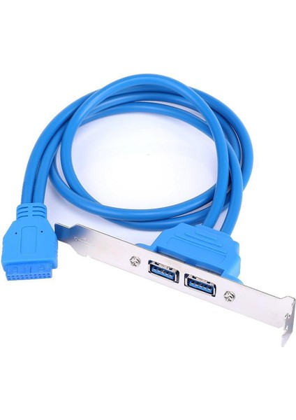 50CM Bölme Adaptörü 20 Pin - Çift Usb3.0 Bölme Uzatma Kablosu (Yurt Dışından) fiyatları