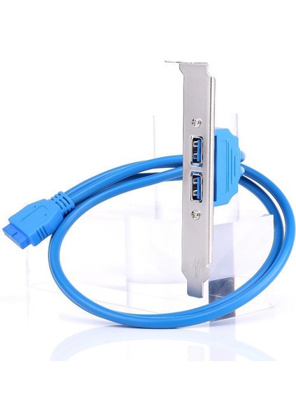 50CM Bölme Adaptörü 20 Pin - Çift Usb3.0 Bölme Uzatma Kablosu (Yurt Dışından) fırsatları
