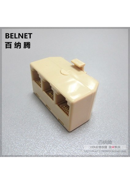 RJ11 Telefon Bir Ila Üç Çıkışa Ayırıcı 4 Baş Telefon Adaptörü Aracılığıyla Bir Telefon Hattını Üç Hatlı Konnektöre Bağlar (Yurt Dışından) fırsatları