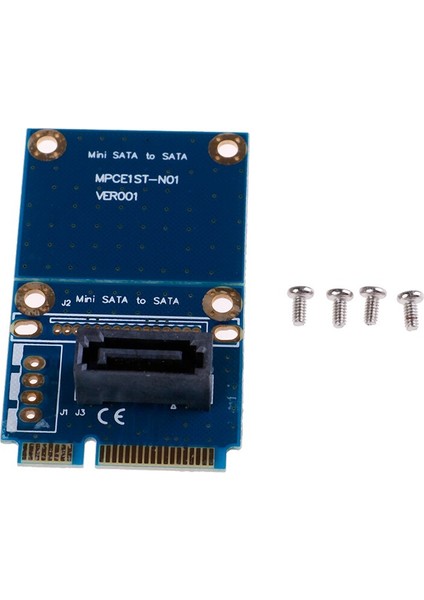 Msata Mini Pcı-E Express Sata SSD Yuvası - 7 Pin Sata HDD Dönüştürme Kartı Adaptörü (Yurt Dışından)
