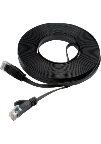 1 M Cat 6 Ethernet Kablosu Düz Internet Ağı Yama Kabloları Yüksek Hızlı Bilgisayar Tel Kurşun Pc Için RJ45 Yüksek Performans (Yurt Dışından)