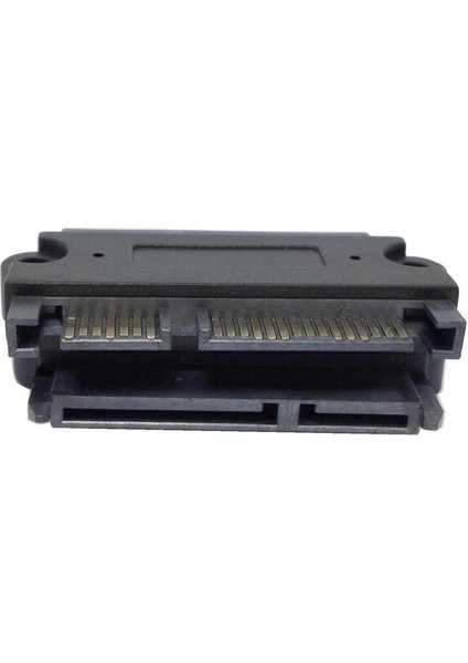 Siyah Sata 22P 7+15 Pin Erkek Fiş Sata 22PIN 7+15 Dişi Jak Dönüştürücü Adaptör (Yurt Dışından)