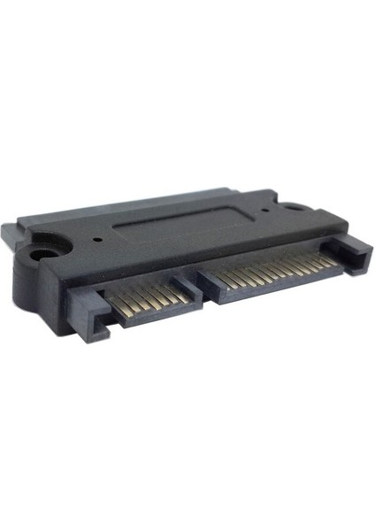 Siyah Sata 22P 7+15 Pin Erkek Fiş Sata 22PIN 7+15 Dişi Jak Dönüştürücü Adaptör (Yurt Dışından)