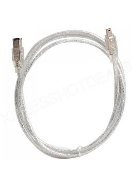 6 Pin'den 4 Pin'e Kurşun Ieee 1394 Firewire Dv Çıkış Kablosu (Yurt Dışından)