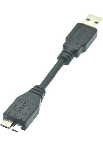 USB 3.0 A Mikro B Erkek Adaptör Dönüştürücü Kablosu Harici Sabit Disk HDD Samsung S5 Usb-C Sabit Sürücü Kablosu 10 cm (Yurt Dışından)