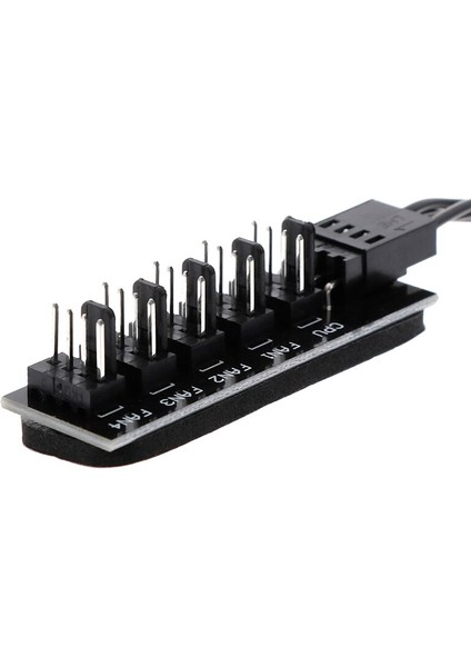 1 Adet 40 cm 1 Ila 5 4 Pinli Pwm Cpu Soğutucu/kutu/şasi Soğutma Fanı Güç Kablosu Hub Splitter Adaptörü Siyah Kollu Ceket (Yurt Dışından) modelleri