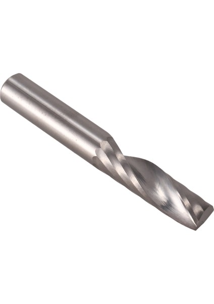 Adet 6mm 1/4 Inç Karbür Cnc Uçları Tek Flüt Uçlu Freze Araçları 22MM (Yurt Dışından)