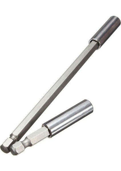Hyqzltca 4 Adet 1/4 Inç Altıgen Manyetik Bit Tutucu 60/150MM Tornavida Çubukları Uzatma Matkap Sürücüsü (Yurt Dışından)