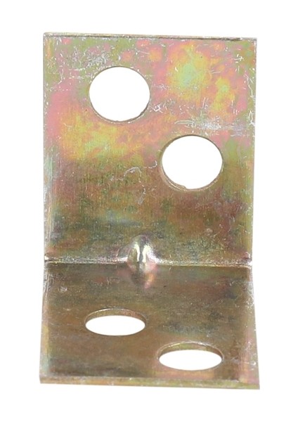Metal Raf Desteği 90 Derece Sağ Köşeli Braket 12 Adet Pirinç Ton (Yurt Dışından)