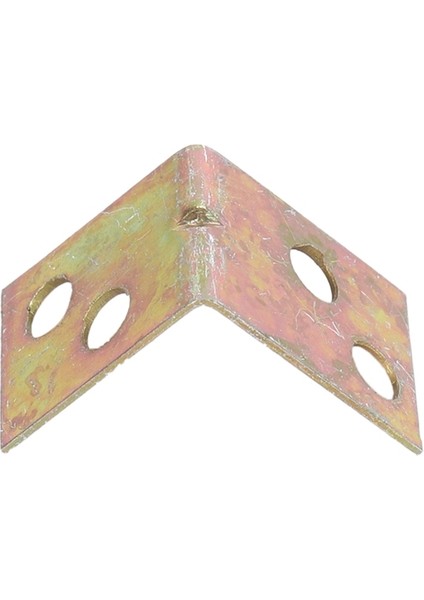 Metal Raf Desteği 90 Derece Sağ Köşeli Braket 12 Adet Pirinç Ton (Yurt Dışından)