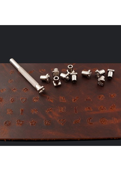 32PCS Deri Oyma Böcek Mühür Hint Tarzı Oyma Aracı (Yurt Dışından)