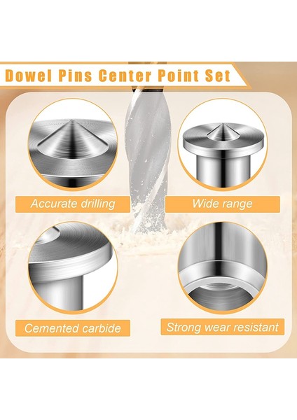 32 Parça Dübel Pimi Merkez Nokta Seti Masif Dübel Seti (6/8/ 10/12 Mm) (Yurt Dışından) fırsatları