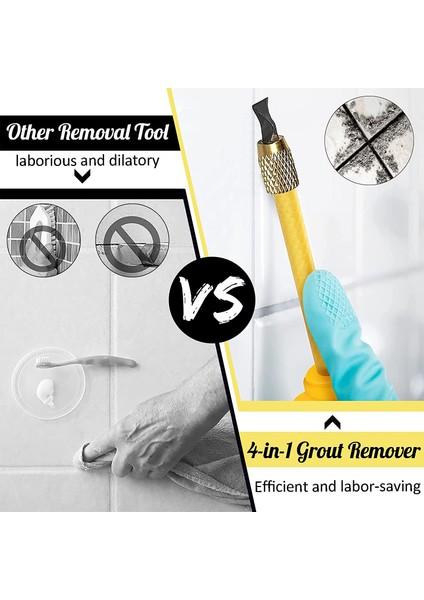 In 1 Fayans Harç Sökücü Harç Kazıma Tırmık Aracı 2 Karbür Alaşımlı Kafa Harç Sökücü Kazıyıcı (0.8mm,2mm,3mm,4mm) (Yurt Dışından) fiyatları