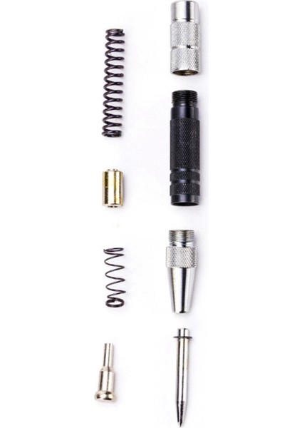 2x Süper Güçlü Otomatik Merkez Zımbası ve Genel Otomatik Merkez Zımbası Ayarlanabilir Yaylı Metal Matkap Aleti (Yurt Dışından)