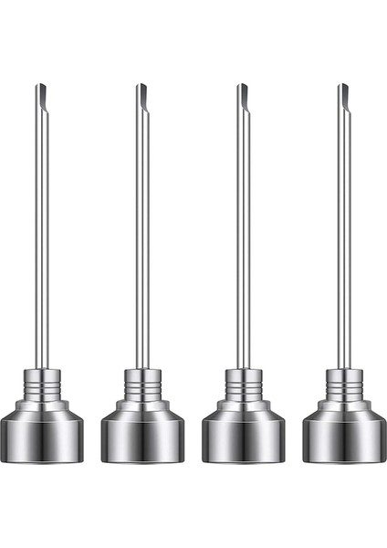 Bradoo-4 Parça Balmumu Oyma Araçları Metal Balmumu Aracı Sıcaklık Kontrol Cihazı Aksesuarları Erkek ve Kadın Için 10MM 14MM 18MM Bağlantı Parçaları (Yurt Dışından)