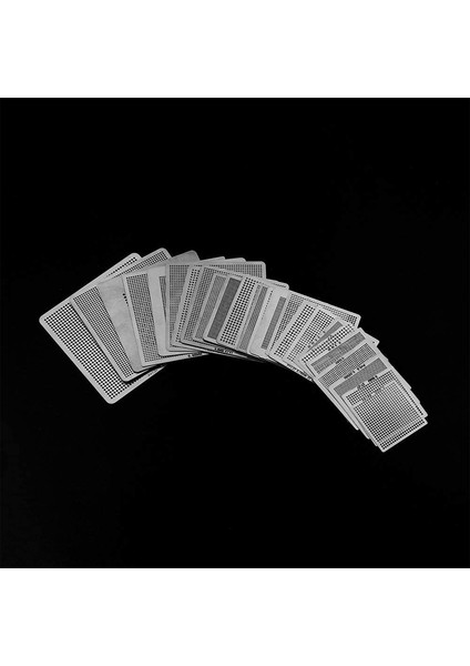 Arelene 27 Adet Evrensel Doğrudan Bga Isıtma Stencil Reballing Destek Stencil Tutucu Şablon Isıtmalı Fikstür Smt Smd Cips (Yurt Dışından)