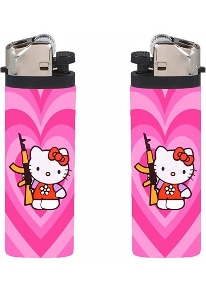 Çakmak Hello Kitty Dıkşın Full Kaplamalı Gazlı Çakmak