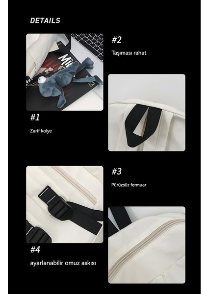 Ortaokul, Lise ve Üniversite Öğrencileri Çiftleri Için Çok Yönlü Seyahat Çantası (Yurt Dışından) modelleri