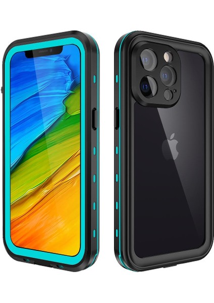 Iphone 13 Pro Için Ekran Koruyucu 12FT Askeri Dayanıklı IP68 Telefon Kılıfı (Yurt Dışından)