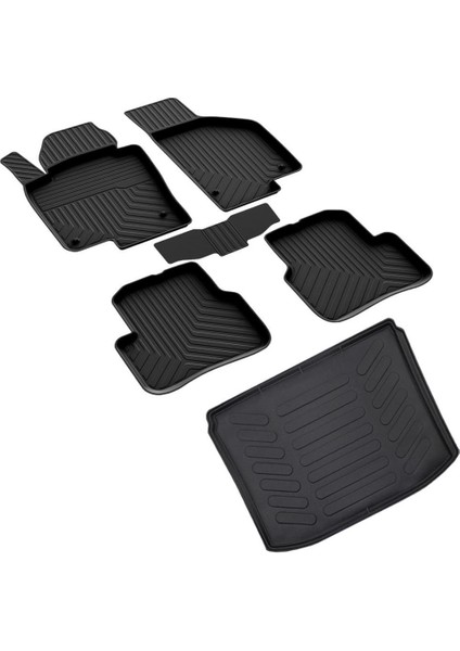 Volkswagen Tiguan Ferrous 4d Paspas ve Stepneli 3D Bagaj Havuzu 2008 2015