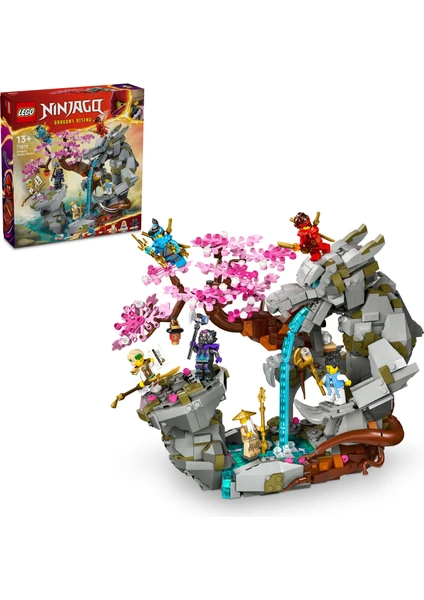 LEGO® NINJAGO® Ejderha Taşı Tapınağı 71819 - 13 Yaş ve Üzeri Gençler için 6 Minifigür İçeren Yaratıcı Oyuncak Yapım Seti (1212 Parça)