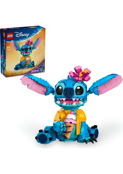 LEGO® | Disney Stiç 43249 - 9 Yaş ve Üzeri Çocuklar Için Dondurma Külahlı Inşa Edilebilen Yaratıcı Oyuncak Yapım Seti (730 Parça)