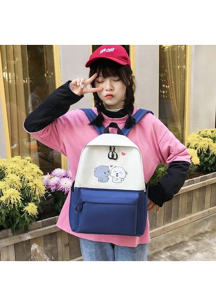 Okul Çantası Ilköğretim Okulu Dört Parça Seti 2022 Yeni Kampüs Sırt Çantası Hafif Sınıf Ders Çantası Kalem Çantası (Yurt Dışından) indirimleri