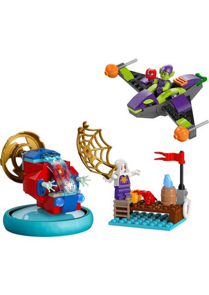 4+ Spidey Green Goblin’e Karşı 10793 - 4 Yaş ve Üzeri Çocuklar için Marvel Örümcek Adam ve Green Goblin Minifigürleri İçeren Yaratıcı Oyuncak Yapım Seti (84 Parça)