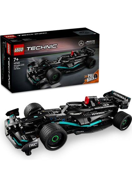 Technic Mercedes-Amg F1 W14 E Performance Pull-Back 42165 - 7 Yaş ve Üzeri Çocuklar Için Koleksiyonluk Yaratıcı Yarış Arabası Model Yapım Seti (240 Parça)