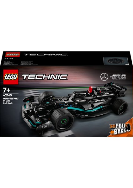 Technic Mercedes-Amg F1 W14 E Performance Pull-Back 42165 - 7 Yaş ve Üzeri Çocuklar Için Koleksiyonluk Yaratıcı Yarış Arabası Model Yapım Seti (240 Parça)