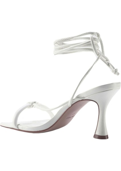 Pemres 3fx Beyaz Kadın Topuklu Sandalet modelleri