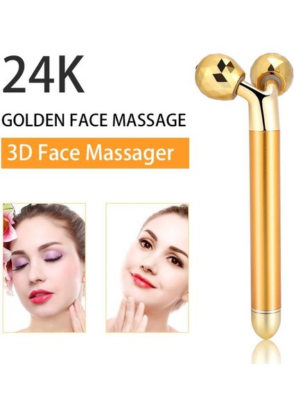 24K Altın Elektrikli Yüz Masajı Y Şeklinde Yüz Mikro Akım Masaj Rulosunu Sıkın (Yurt Dışından) fırsatları