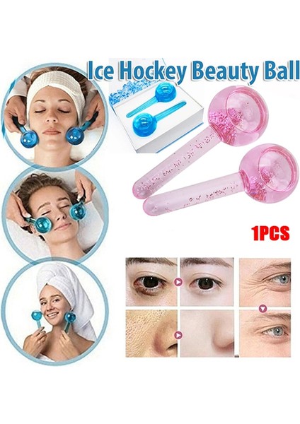 Kristal Yüz Masajı Topu Yüz Masajı Buz Rulosu Yüz Için Sihirli Soğuk Top Göz Masajı Için Güzellik Cilt Bakımıd（D） (Yurt Dışından) fiyatları