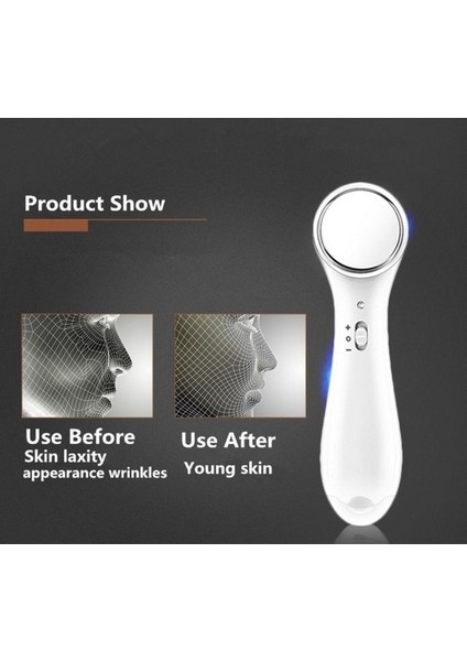 To Yüz Germe Güzellik Aracı Ultrasonik Iyon Yüz Içi Yüz Masajı (Yurt Dışından)