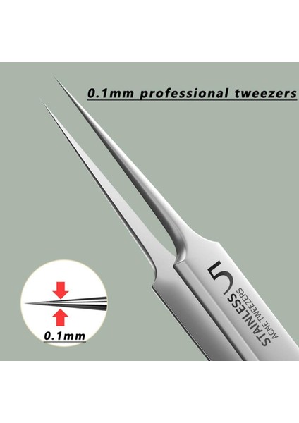 Ultra-Ince No. 5 Klip Cımbız Iğne Yüz Cilt Bakımı Aracı (Yurt Dışından)