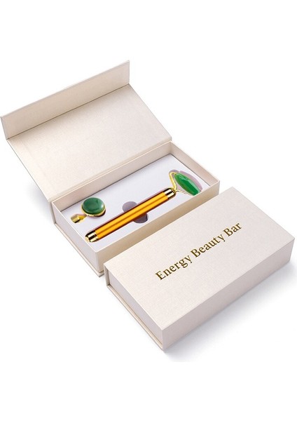 In 1 Elektrikli Doğal Gül Kuvars Yeşim Rulo Yüz Kaldırma Kristal Yeşim Taşı Yüz Rulo Güzellik Masaj Aletialtın (Altın) (Yurt Dışından) modelleri