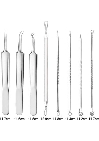 8/5 Adet Paslanmaz Çelik Temizleme Kiti Iğneler Kozmetik Yüz Temizleme Aracı (Yurt Dışından) fiyatları