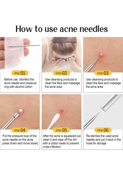 8/5 Adet Paslanmaz Çelik Temizleme Kiti Iğneler Kozmetik Yüz Temizleme Aracı (Yurt Dışından) modelleri