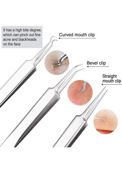 8/5 Adet Paslanmaz Çelik Temizleme Kiti Iğneler Kozmetik Yüz Temizleme Aracı (Yurt Dışından) fırsatları