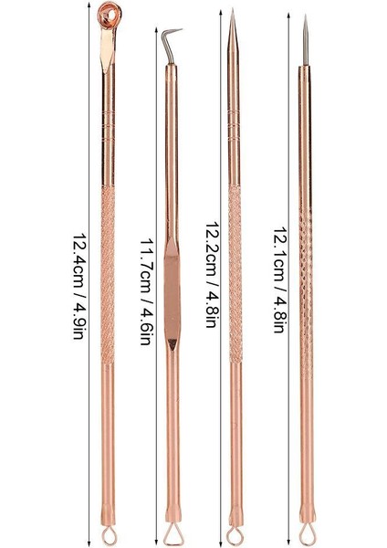 4 Adet/Takım Paslanmaz Çelik Gül Çift Kafa Iğneler(Yurt Dışından) indirimleri