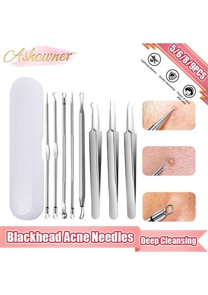 5/6/8/9 Adet Cilt Temizleyici Cilt Bakımı Araçları (Yurt Dışından)