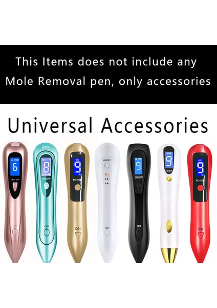 Evrensel Aksesuarlar Köstebek Lazer Plazma Temizleme Kalemi Değiştirilebilir Ince Ince Iğneler Kaba Kalın Cilt Lekesini Kapatır Özel Araçlarcorase Iğne 10X (Corase Iğne 10X) (Yurt Dışından) indirimleri