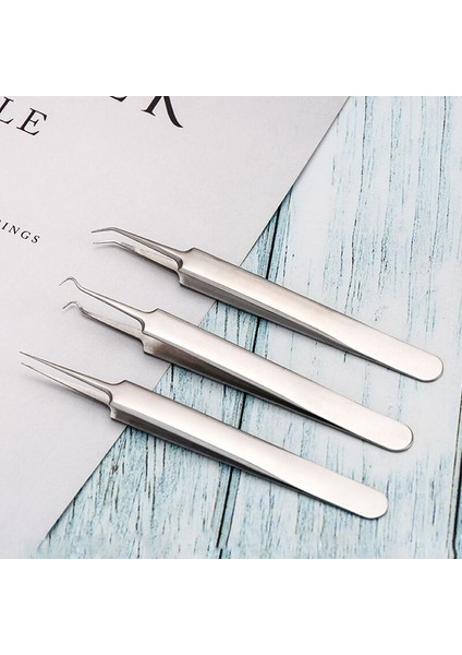 Adet Profesyonel Cımbız 3 Tasarımlar Tırnak Sanat/Yüz Bakımı/Kirpik Uzatma Araçları (Yurt Dışından) fiyatları