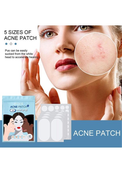 80 Adet/Takım Görünmez Cilt Etiketi Yüz Bakımı (Yurt Dışından)