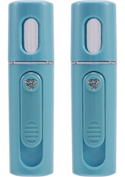 2x Yüz Buhar Makinesi Nano Buhar Makinesi Kullanışlı Mister Yüz Sis Spreyi Nem Yüz Püskürtücü Şarj Edilebilir (Mavi) (Yurt Dışından) fiyatları