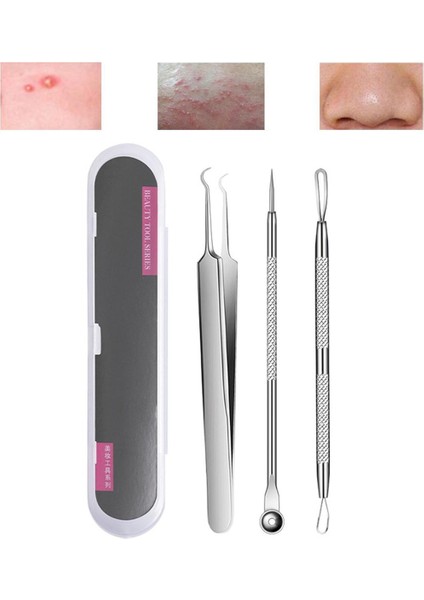 3/4/5/7 Adet Paslanmaz Çelik Iğneleri Cilt Bakımı Araçları Iğneler Yüz Temizleyici (Yurt Dışından)