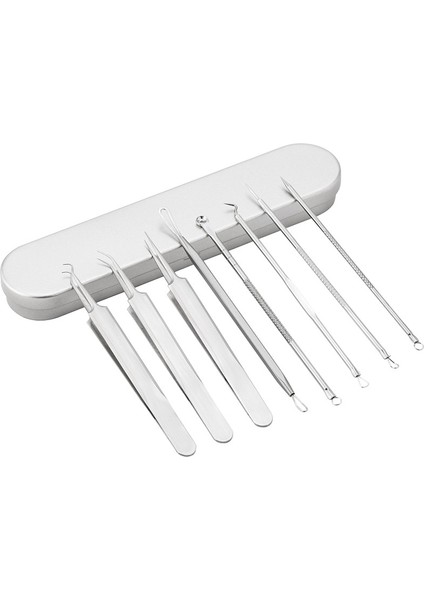 8 Adet/Takım Paslanmaz Çelik Yüz Bakım Araçları (Yurt Dışından)